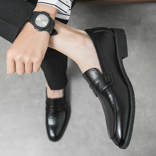 Klassische Leder Loafer für Männer