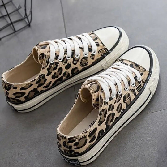 Leopardenmuster Sneaker Schuhe für Damen