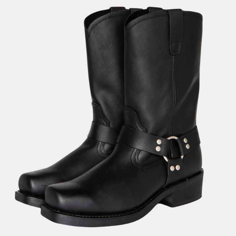Damen Stiefel Cowboy Western Look | Bequem Schlank Modern