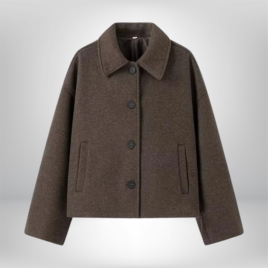 Damen Elegante Übergangsjacke Jacke | Lockerer Oversized Schnitt