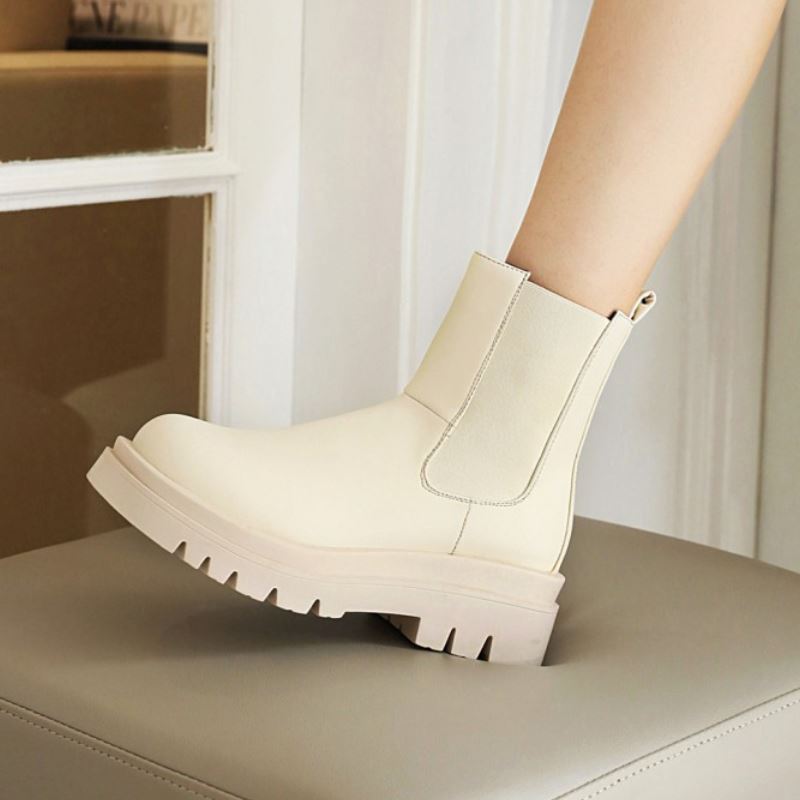 Chunky Sohle Stiefeletten für Damen