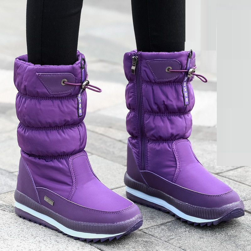 Winterschuhe Damen | Gepolsterter Schaft und Mittlere Sohle