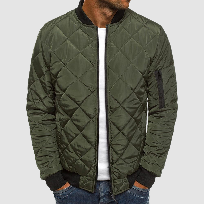 Übergangsjacke Herren Gesteppt | Klassisch Leicht Jacke