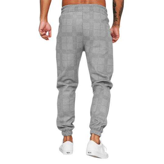 Jogginghosen Herren Kariert | Hose Mit Kordelzug Und Bündchen