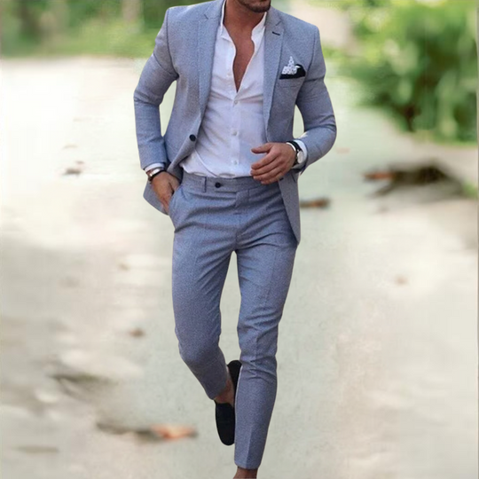 Blazer und Hose Zweiteiliges Set für Herren