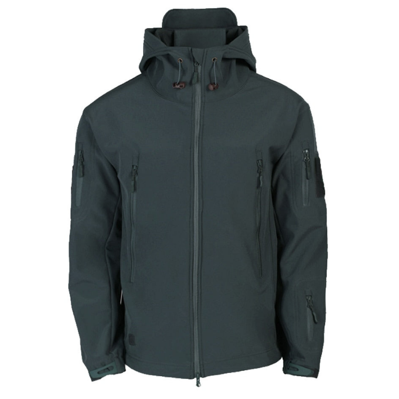 Herren Outdoor Jacke mit Kapuze | Reißverschluss Langarm