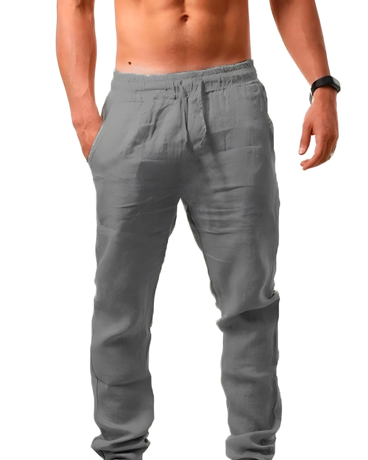 Leinenhosen mit Kordelzug für Männer