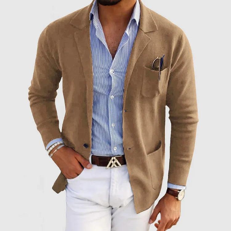Strickjacke Mit Knopfleiste Für Herren | Zeitloser Cardigan Stil