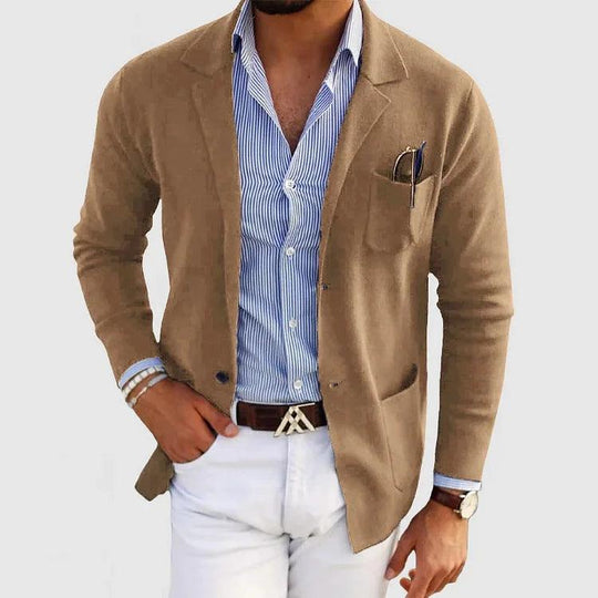 Strickjacke Mit Knopfleiste Für Herren | Zeitloser Cardigan Stil