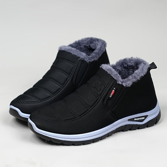 Winterschuhe Herren | Slip-On Schuhe Mittlerer Schnitt Mit Innenfutter