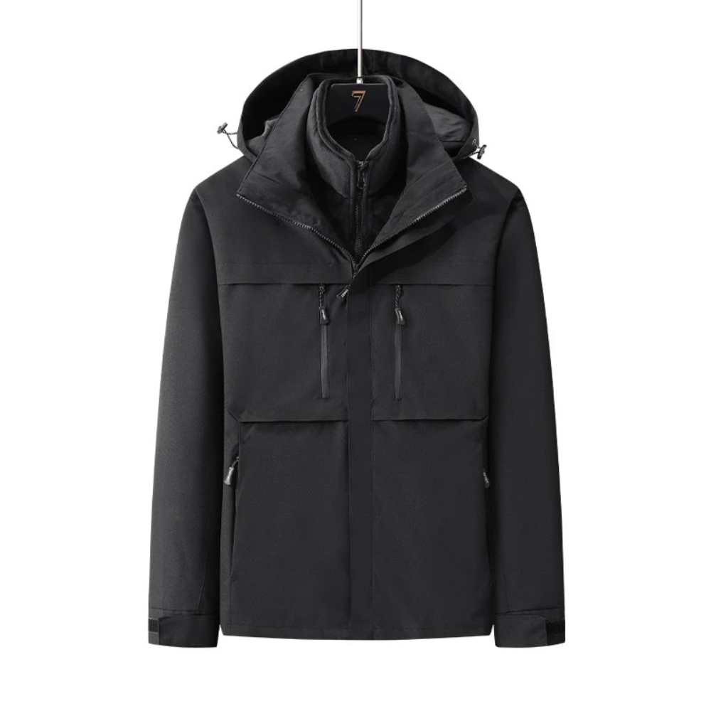 Damen Winter Skijacke | 3-in-1 Outdoorjacke mit Innenjacke