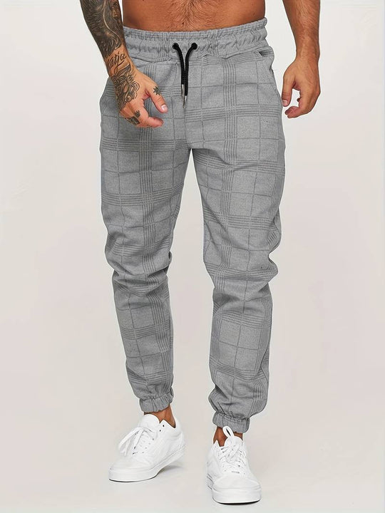 Hose Herren | Jogginghose Mit Karomuster