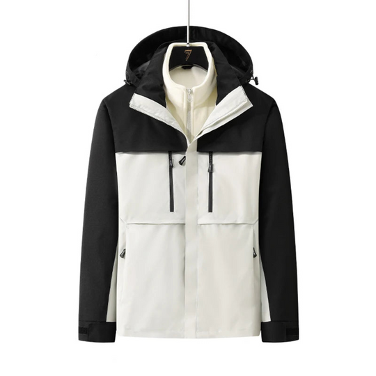 Damen Winter Skijacke | 3-in-1 Outdoorjacke mit Innenjacke