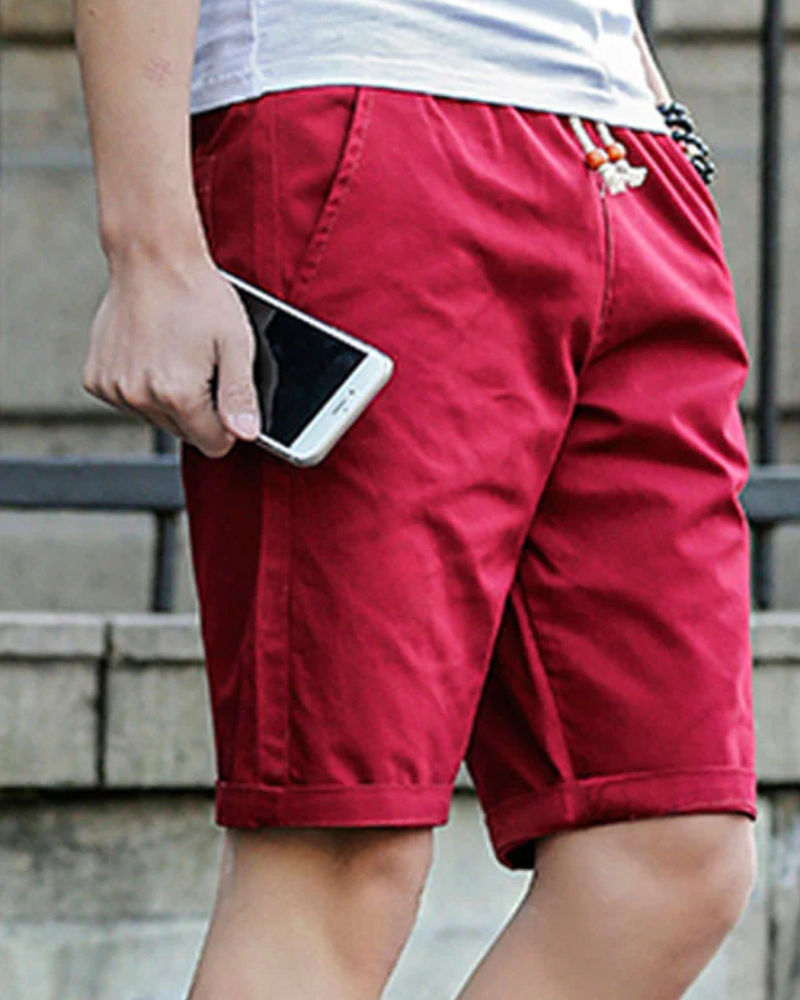 Herren Lässige Shorts Mit Kordelzug | Kurze Hosen Herren