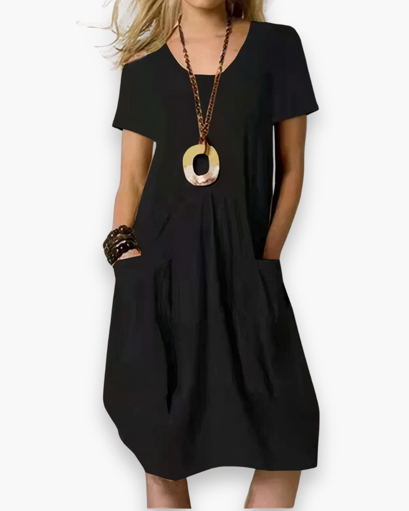 Damen Elegantes Freizeitkleid | Midi
