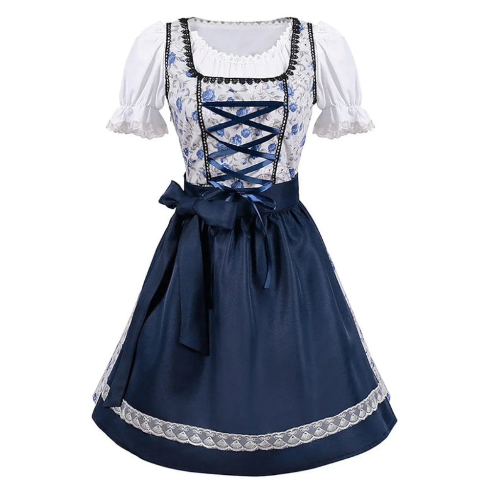 Damen Elegantes Trachtenkleid | Dirndl Kleid für Festliche Anlässe