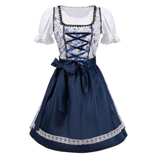 Damen Elegantes Trachtenkleid | Dirndl Kleid für Festliche Anlässe