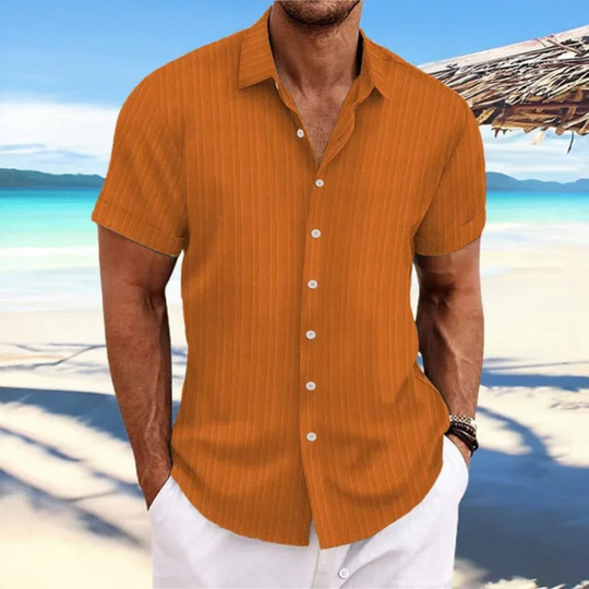 Herren Stilvolles Jacquardhemd | Bequem und Atmungsaktiv