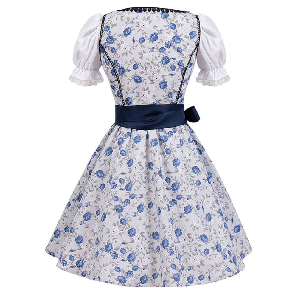 Damen Elegantes Trachtenkleid | Dirndl Kleid für Festliche Anlässe