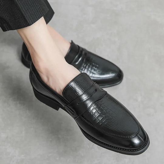 Klassische Leder Loafer für Männer