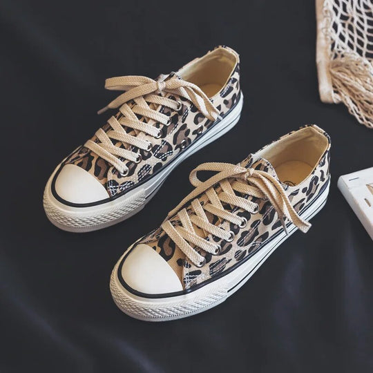 Leopardenmuster Sneaker Schuhe für Damen