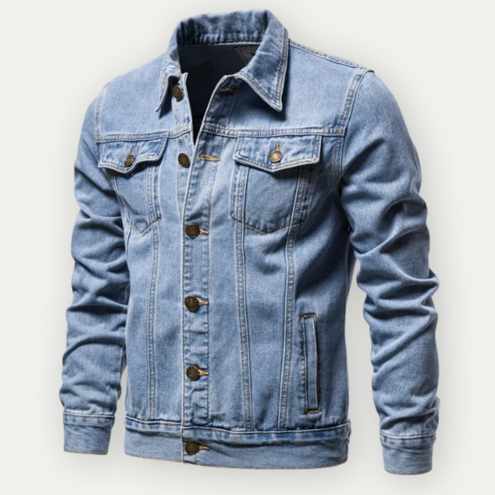 Herren Jacke im Jeansstil | Übergangsjacke Trucker-Look