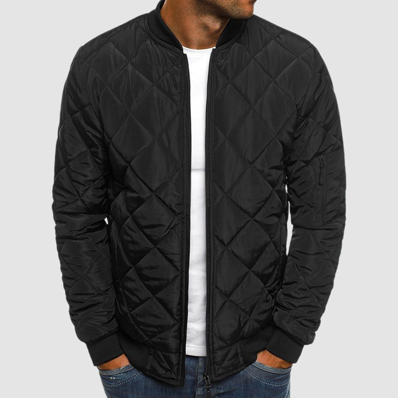 Übergangsjacke Herren Gesteppt | Klassisch Leicht Jacke