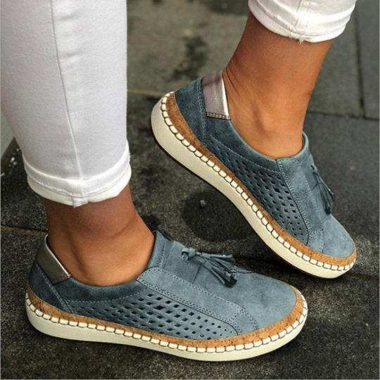 Damen Bequeme Slip Ons | Atmungsaktive Alltagschuhe