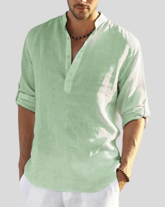 Herren Hemd mit Kragen | Bequemes & Elegantes Langarmhemd