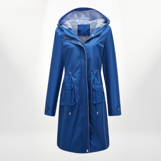 Trenchcoat Damen Wasserdicht | Mit Kapuze Überknielang