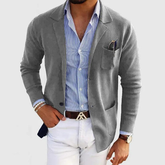 Strickjacke Mit Knopfleiste Für Herren | Zeitloser Cardigan Stil