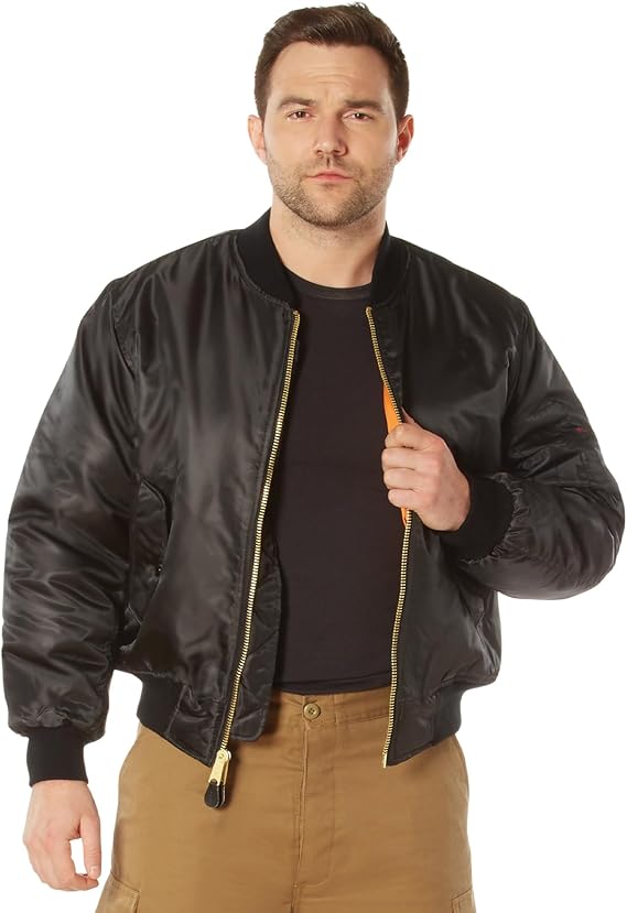 Bomberjacke mit Reissverschluss und Taschen für Männer