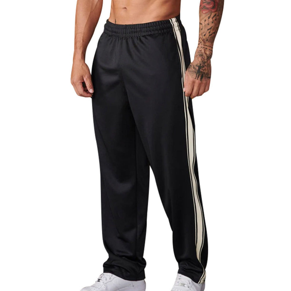 Jogginghosen Herren Gerade | Sporthose Mit Seitlichem Streifen