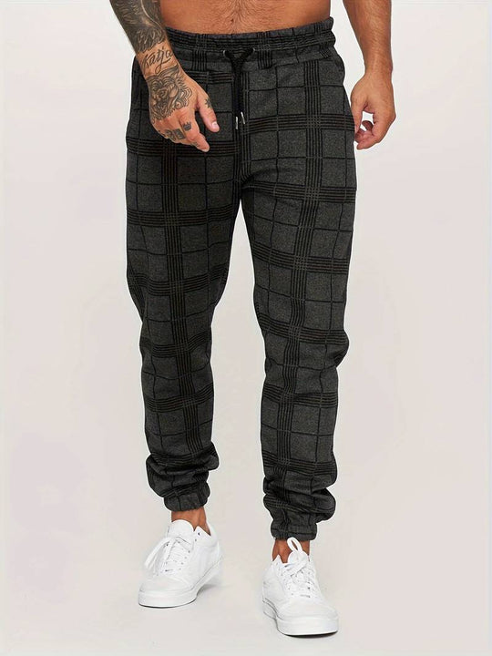 Hose Herren | Jogginghose Mit Karomuster