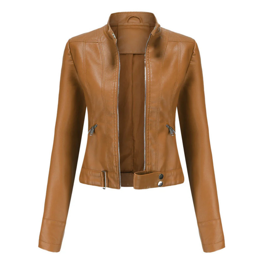 Bikerjacke Damen Kurz | Taschen und Zipper
