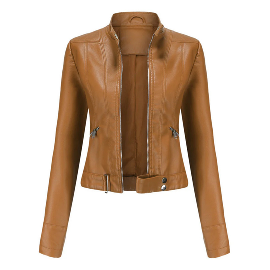 Bikerjacke Damen Kurz | Taschen und Zipper