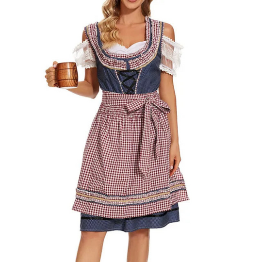 Damen Elegantes Trachtenkleid | Dirndl Kleid