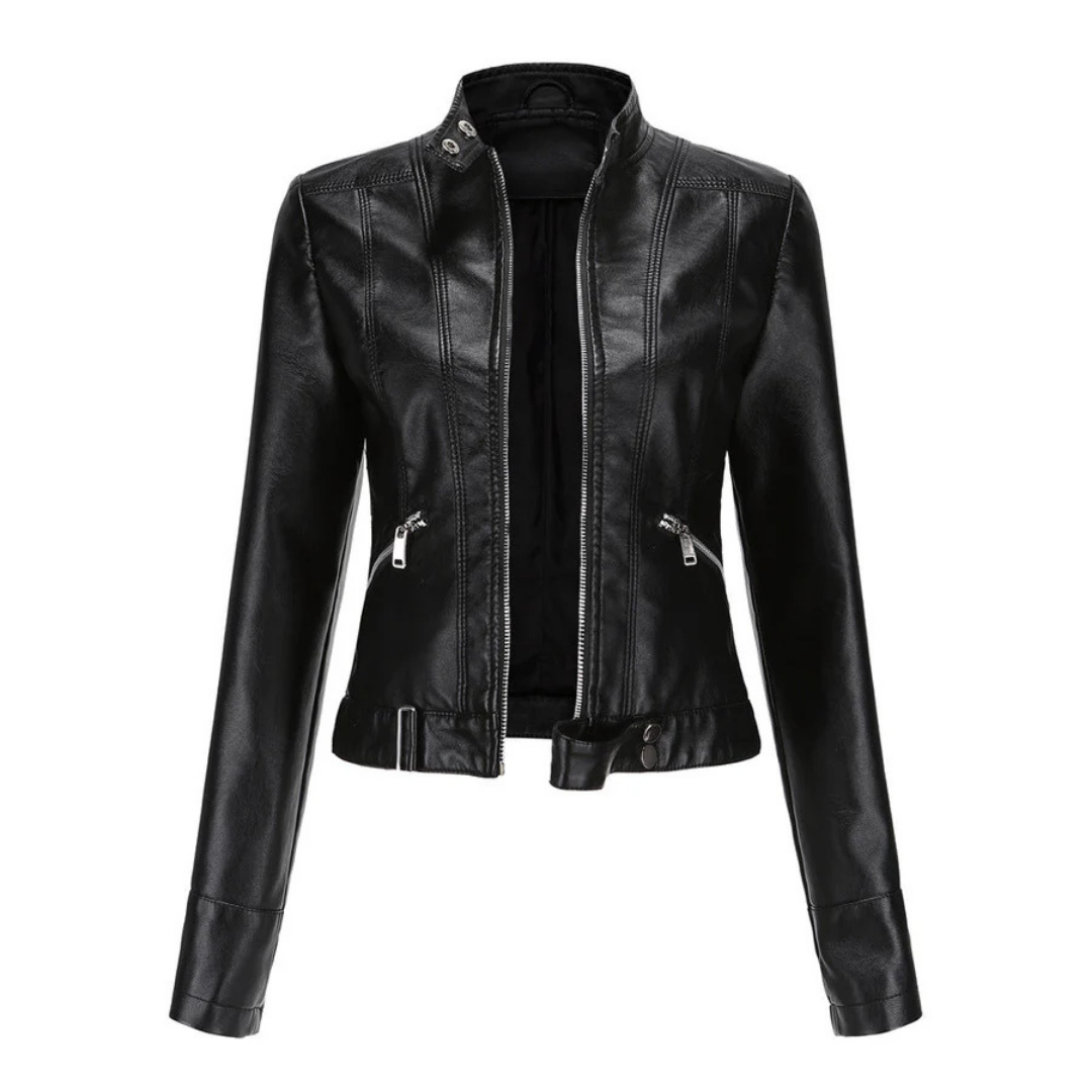 Bikerjacke Damen Kurz | Taschen und Zipper