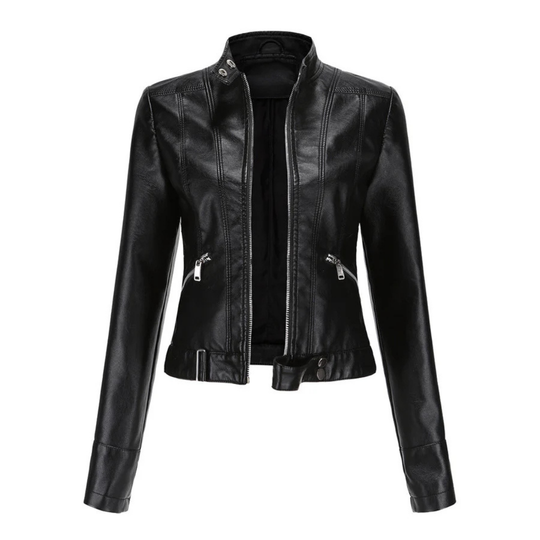 Bikerjacke Damen Kurz | Taschen und Zipper