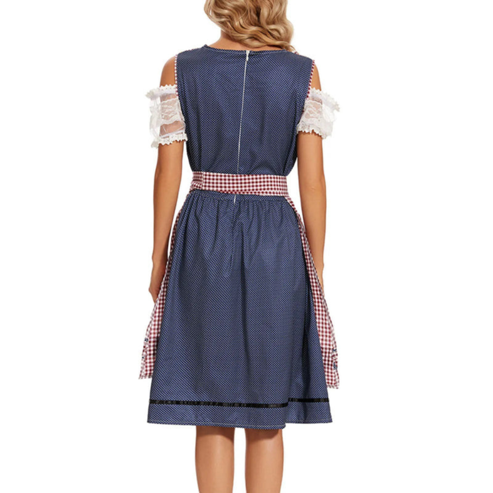 Damen Elegantes Trachtenkleid | Dirndl Kleid