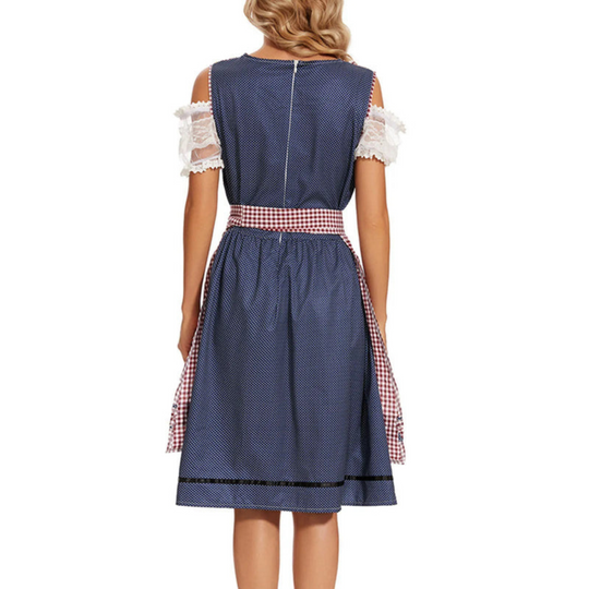 Damen Elegantes Trachtenkleid | Dirndl Kleid