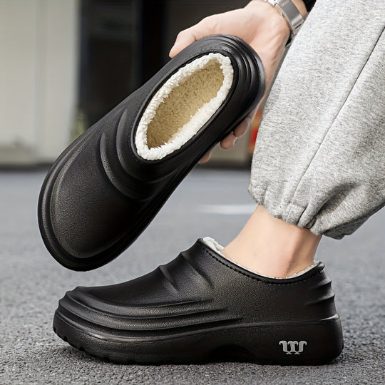 Winterschuhe Herren | Slip On Clogs mit Isolierung