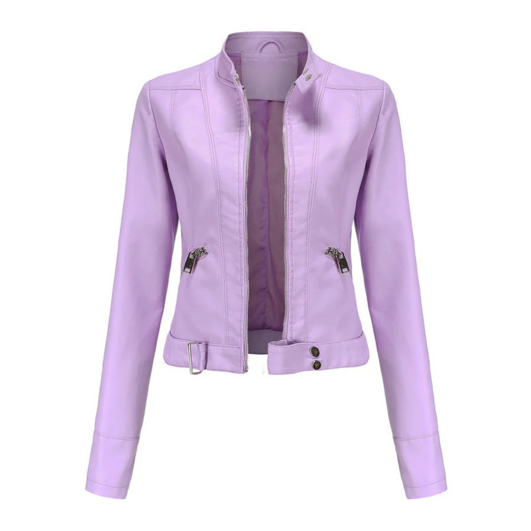 Bikerjacke Damen Kurz | Taschen und Zipper