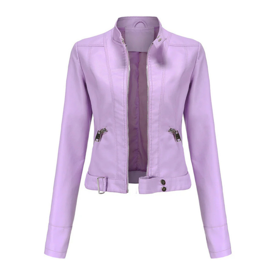 Bikerjacke Damen Kurz | Taschen und Zipper