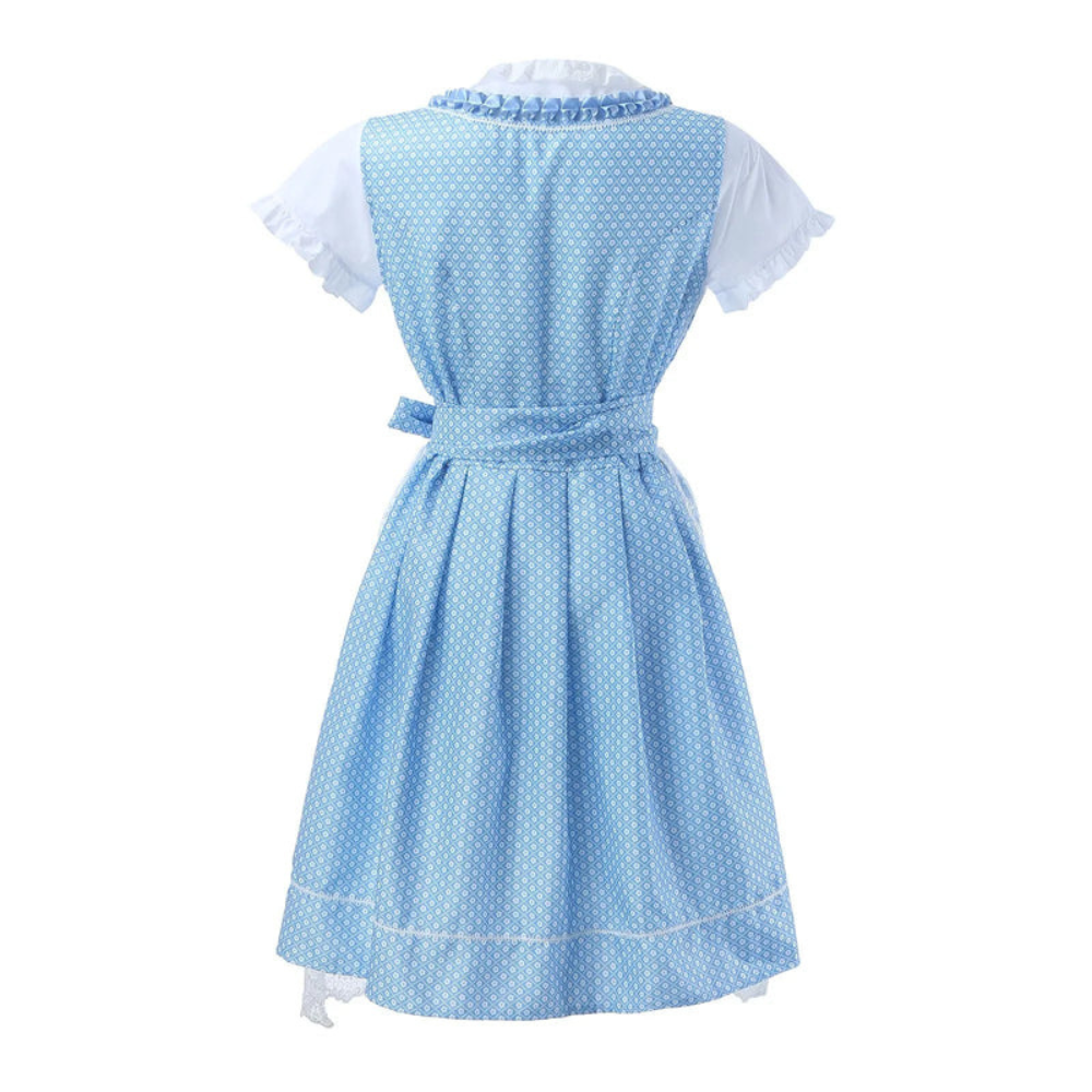 Damen Elegantes Festlicashes Kleid | Dirndl Midi Kleid