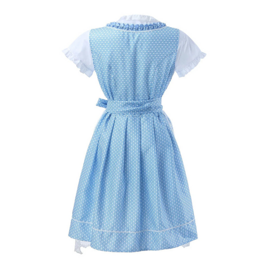 Damen Elegantes Festlicashes Kleid | Dirndl Midi Kleid