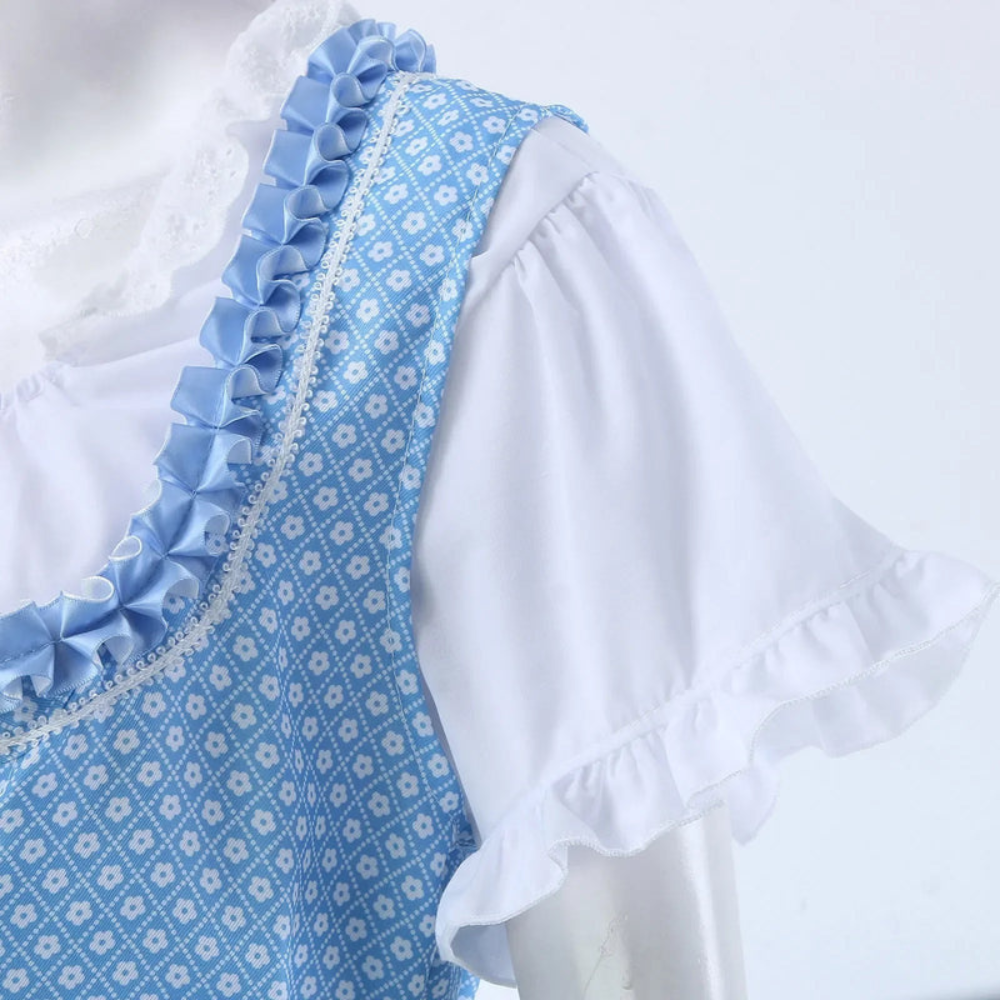 Damen Elegantes Festlicashes Kleid | Dirndl Midi Kleid