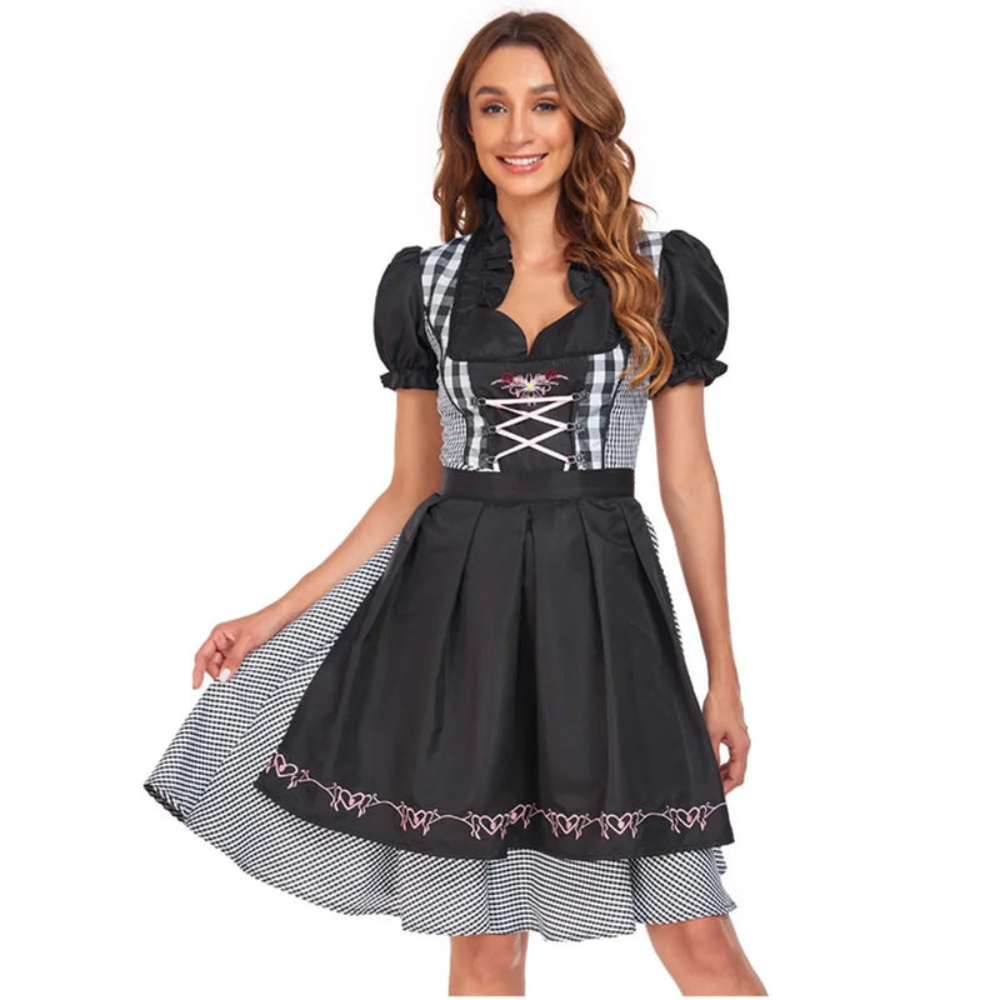 Damen Traditionelles Elegantes Dirndl Kleid | Oktoberfest