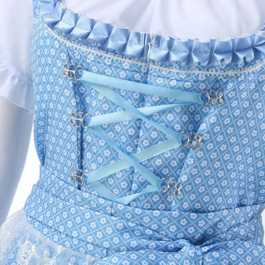 Damen Elegantes Festlicashes Kleid | Dirndl Midi Kleid