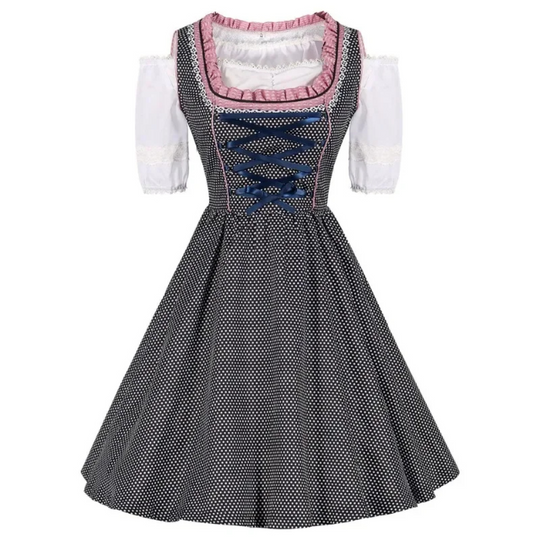 Damen Modernes Elegantes Dirndl Kleid | Midi
